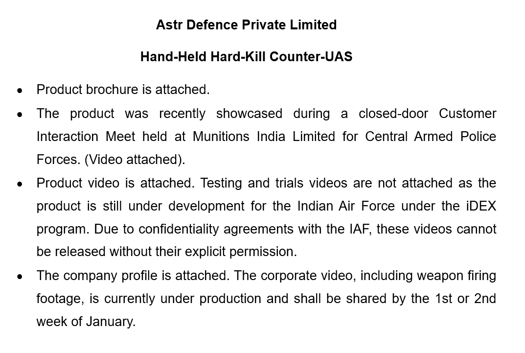 Hand-Held Hard-Kill Counter-Uas